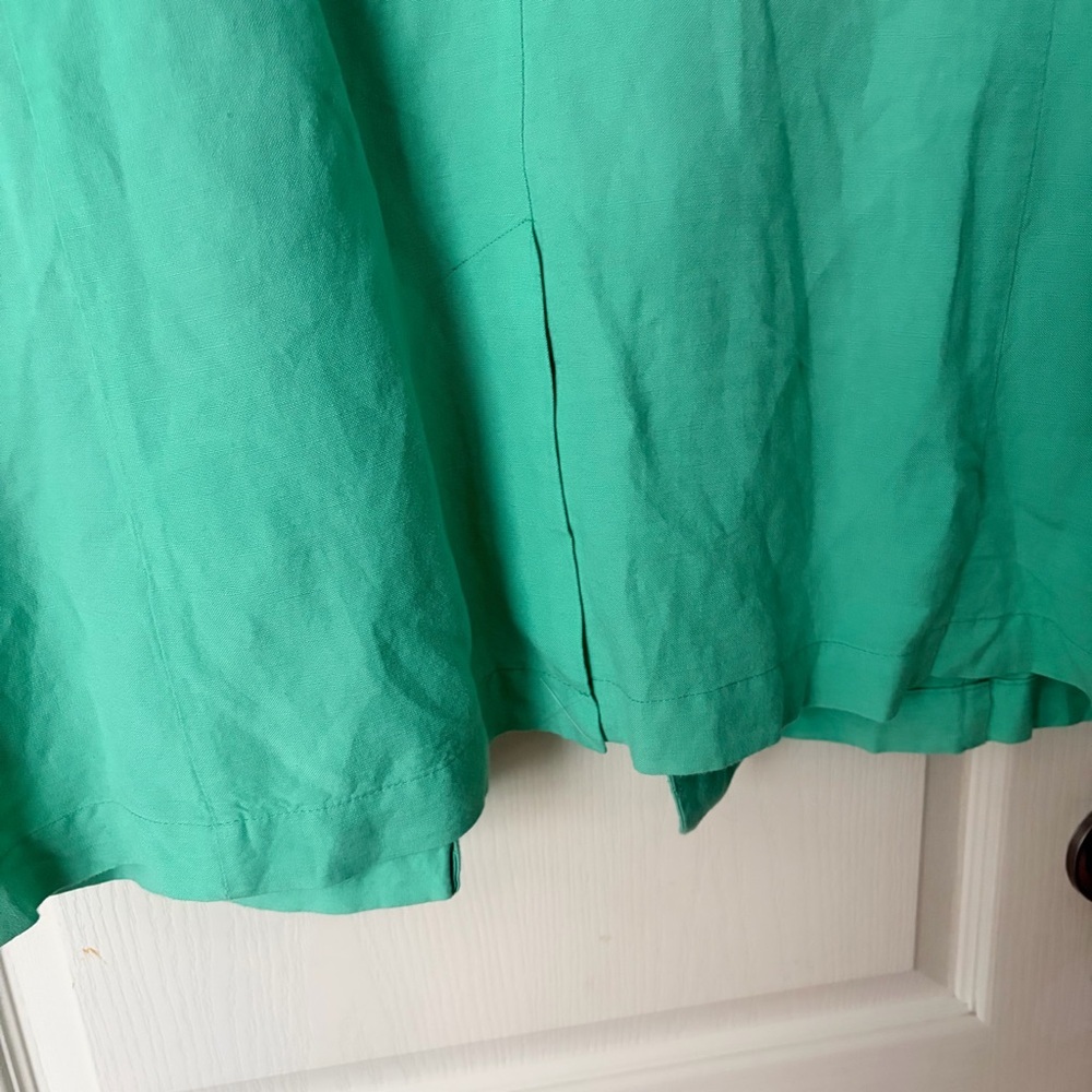 NWOT LOFT Mint Green One Button Open Long Blazer, XL - Picture 8 of 16